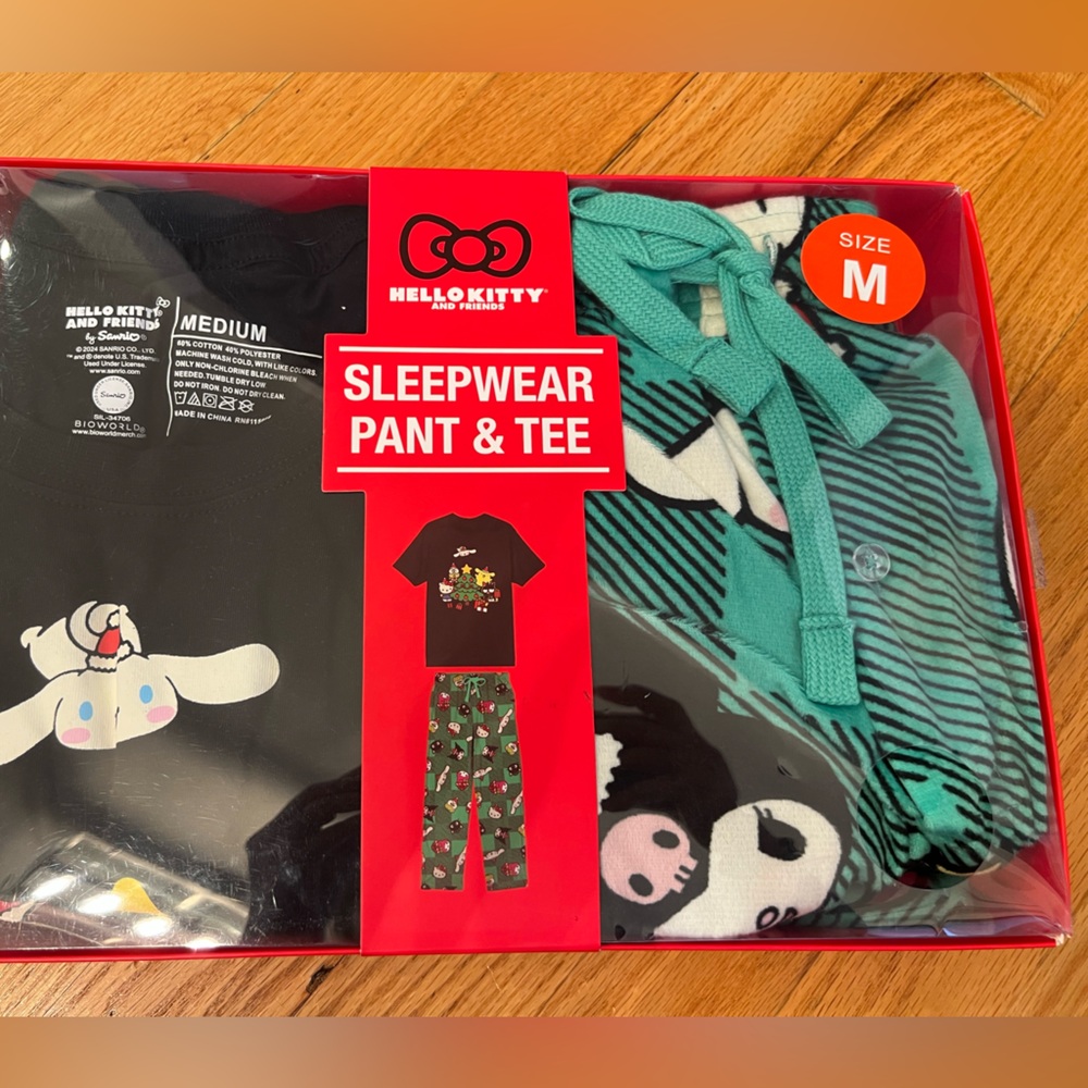 Sanrio Hello Kitty Sleepwear Set lounge pajama pants and shirt